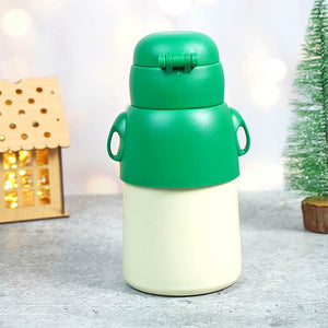 Festive Sheep Christmas themed Stainless Steel water bottle for Toddlers & Kids, 500ml - Back To School