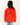 Fiery Orange Quilted Kids Unisex Zipper Jacket - ZPJK-ORQLT-1-2
