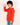 Fiery Orange Quilted Kids Unisex Zipper Jacket - ZPJK-ORQLT-1-2