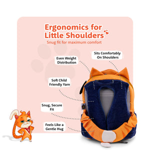 Filli & Aeroplane HugBag Kindergarten Backpack, 12.5L Companion Bag for Kids - 4-5 Years - Bags