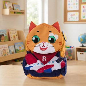 Filli & Aeroplane HugBag Kindergarten Backpack, 12.5L Companion Bag for Kids - 4-5 Years - Bags