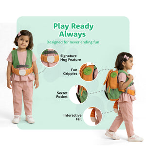 Filli & Ball HugBag Preschool Backpack, 10L Companion Bag for Kids - 2-3 Years - Bags