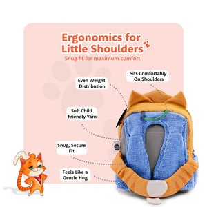 Filli & Butterfly HugBag Preschool Backpack, 10L Companion Bag for Kids - 2-3 Years - Bags