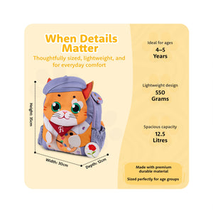 Filli & Me Artist Filli HugBag Kindergarten Backpack, 12.5L Creative Companion Bag - 4-5 Years - Bags