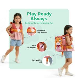 Filli & Me Ballerina Filli HugBag Kindergarten Backpack, 12.5L Dance Companion Bag - 4-5 Years - Bags