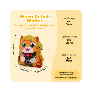 Filli & Me Builder Filli HugBag Kindergarten Backpack 12.5L Helper Bag 4-5 Years - Bags