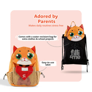 Filli & Me Diver HugBag Kindergarten Backpack 12.5L Adventure Bag 4-5 Years - Bags