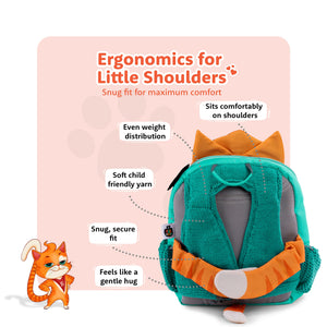 Filli & Me Diver HugBag Kindergarten Backpack 12.5L Adventure Bag 4-5 Years - Bags
