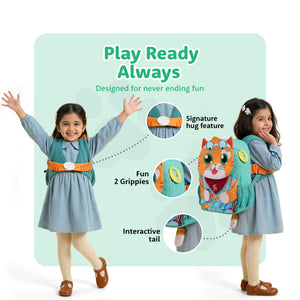 Filli & Me Diver HugBag Kindergarten Backpack 12.5L Adventure Bag 4-5 Years - Bags