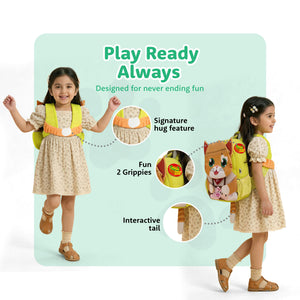 Filli & Me Farmer Filli HugBag Kindergarten Backpack, 12.5L Helper Companion Bag - 4-5 Years - Bags