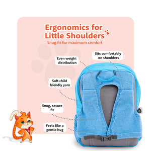 Filli & Me Flies a Plane HugBag Primary School Backpack, 17L Pilot Companion Bag - 6-8 Years - Bags