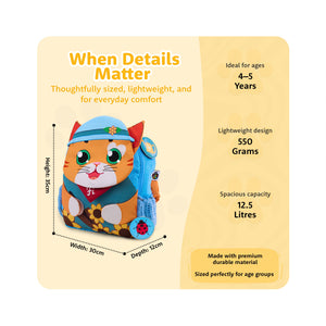 Filli & Me Gardener Filli HugBag Kindergarten Backpack, 12.5L Helper Companion Bag - 4-5 Years - Bags