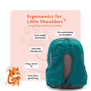 Filli & Me Goes Diving HugBag Primary School Backpack, 17L Sea Explorer Bag - 6-8 Years - Bags