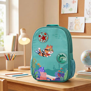 Filli & Me Goes Diving HugBag Primary School Backpack, 17L Sea Explorer Bag - 6-8 Years - Bags