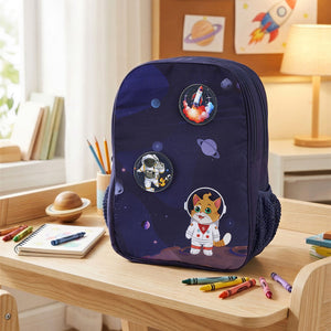 Filli & Me Goes into Space HugBag Primary School Backpack, 17L Space Explorer Bag - 6-8 Years - Bags