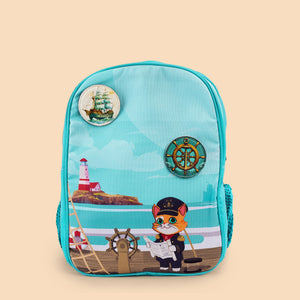 Filli & Me Goes Sailing HugBag Primary School Backpack, 17L Sailor Explorer Bag - 6-8 Years - Bags