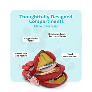 Filli & Me Goes Sailing HugBag Primary School Backpack, 17L Sailor Explorer Bag - 6-8 Years - Bags