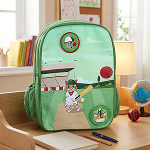 Filli & Me Plays Cricket HugBag Primary School Backpack, 17L Sports Companion Bag - 6-8 Years - Bags