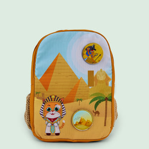 Filli & Me Rules Egypt HugBag Primary School Backpack, 17L Explorer Companion Bag - 6-8 Years - Bags