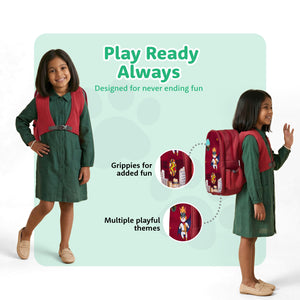 Filli & Me Saves the World HugBag Primary School Backpack, 17L Hero Companion Bag - 6-8 Years - Bags