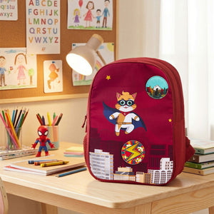 Filli & Me Saves the World HugBag Primary School Backpack, 17L Hero Companion Bag - 6-8 Years - Bags