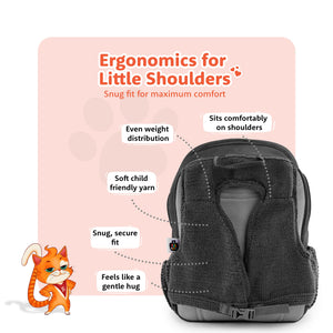 Filli & Me Science Experiments HugBag Primary School Backpack, 17L Science Bag - 6-8 Years - Bags