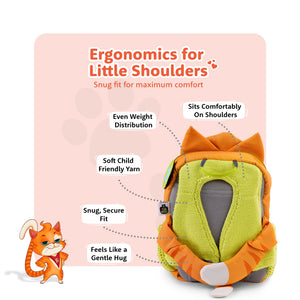 Filli & Numbers HugBag Preschool Backpack, 10L Companion Bag for Kids - 2-3 Years - Bags