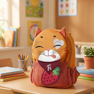 Filli & Strawberry HugBag Preschool Backpack, 10L Companion Bag for Kids - 2-3 Years - Bags