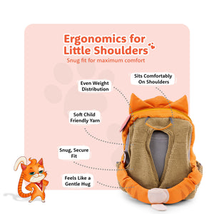 Filli & Teddy HugBag Kindergarten Backpack, 12.5L Companion Bag for Kids - 4-5 Years - Bags