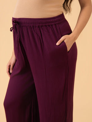 Fine as Wine Maternity and Nursing Nightwear Set - Wine Maternity Nightwear Set