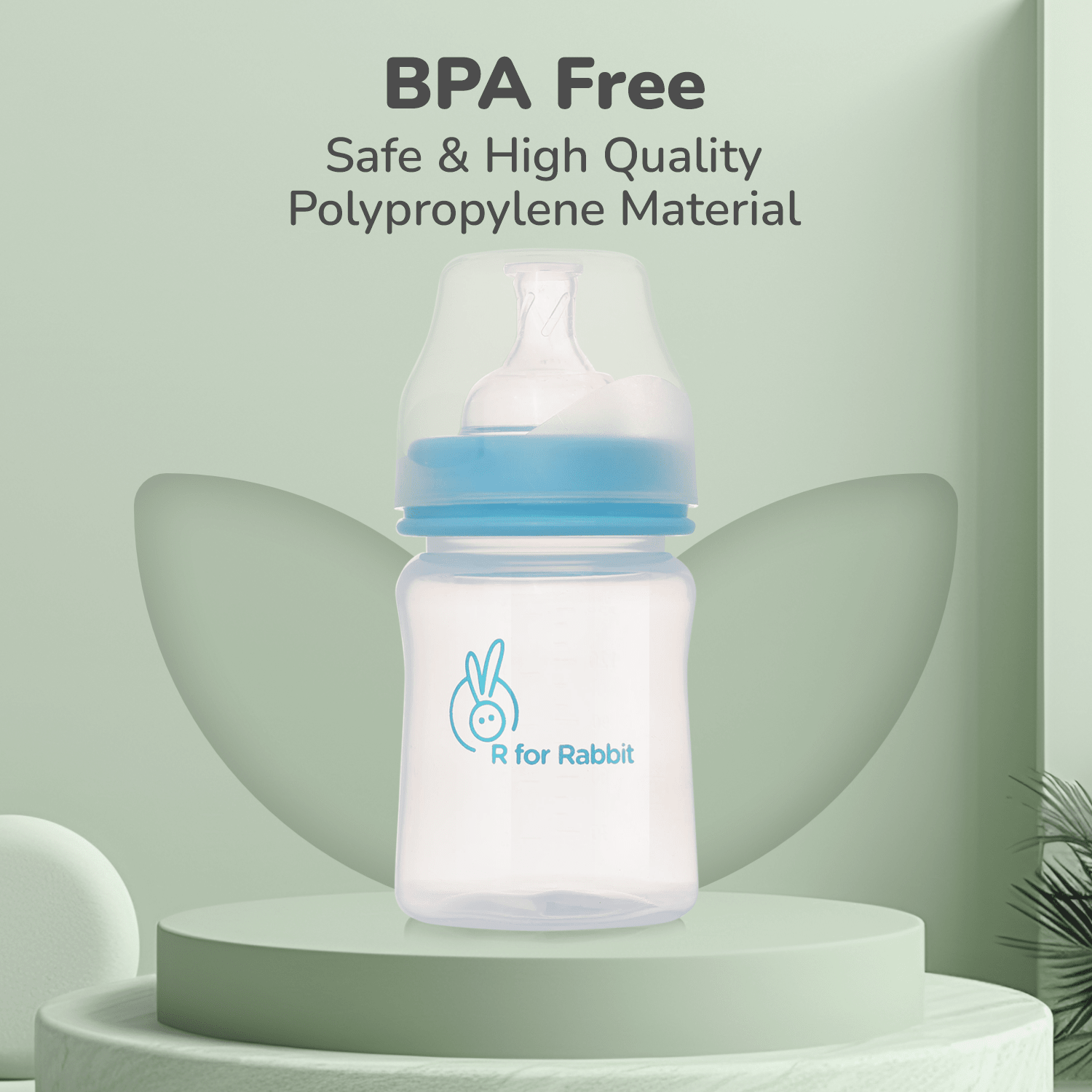 First Feed Polypropylin Feeding Bottle - Light Blue I 150 ML - Feeding Bottles