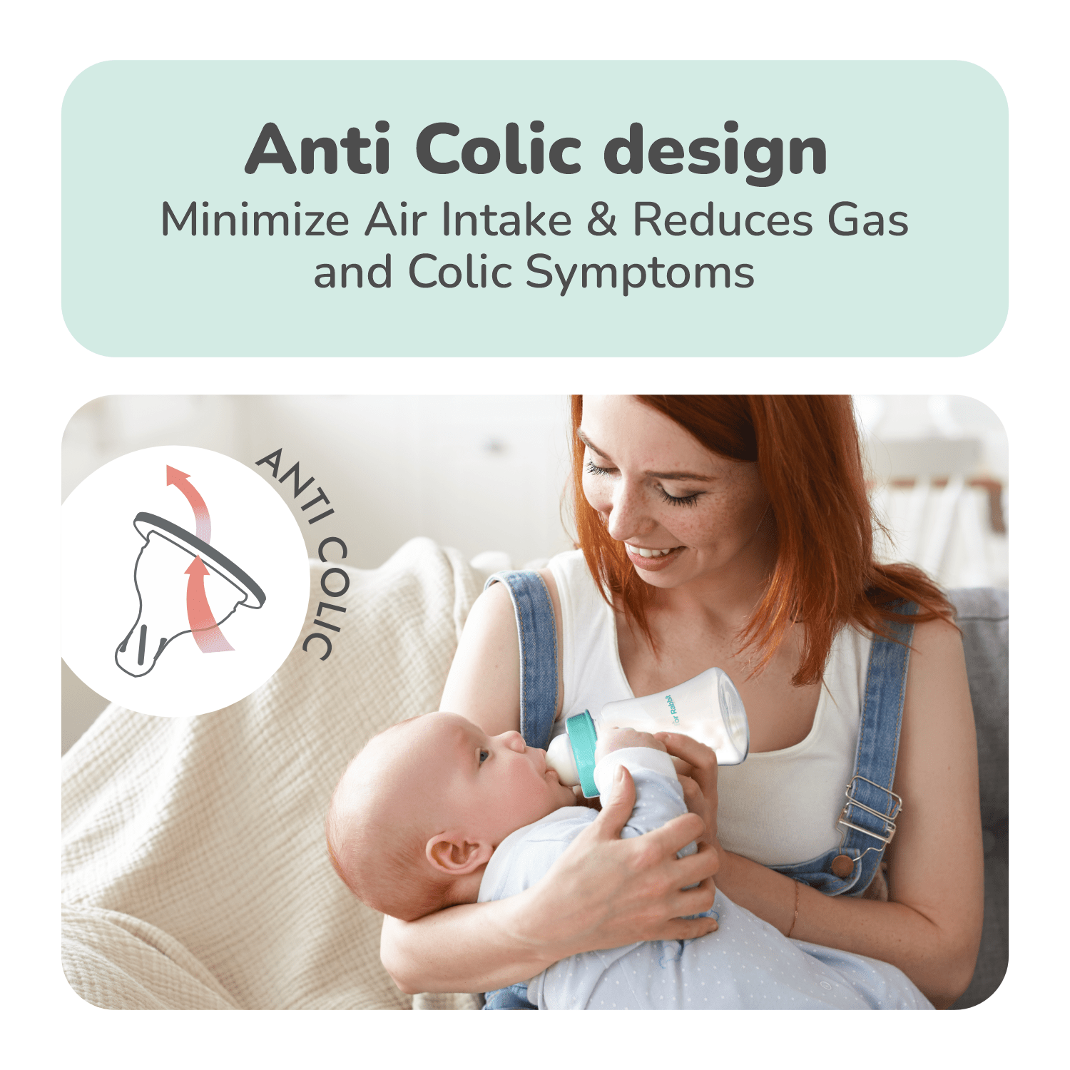 First Feed Polypropylin Feeding Bottle - Sea Green - Feeding Bottles