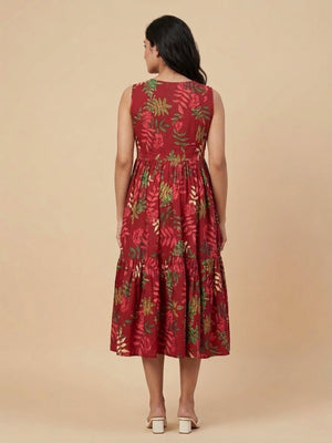Flame Edit Maternity And Nursing Dress - S Maternity Casual Dress