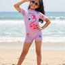 Flamingo Fandango Girls Swimsuit - 2 - 4 Years Kids Swimwear