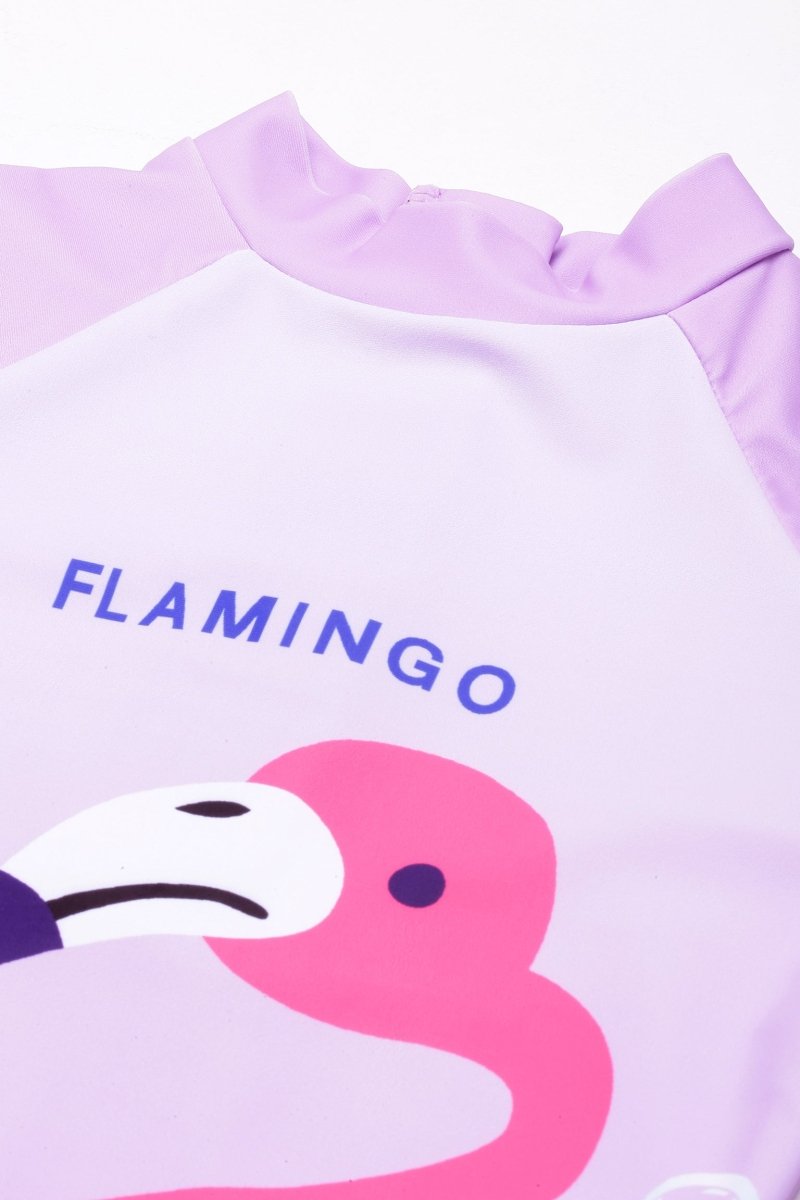 Flamingo Fandango Girls Swimsuit - KSW-SG-FLFD-2-4