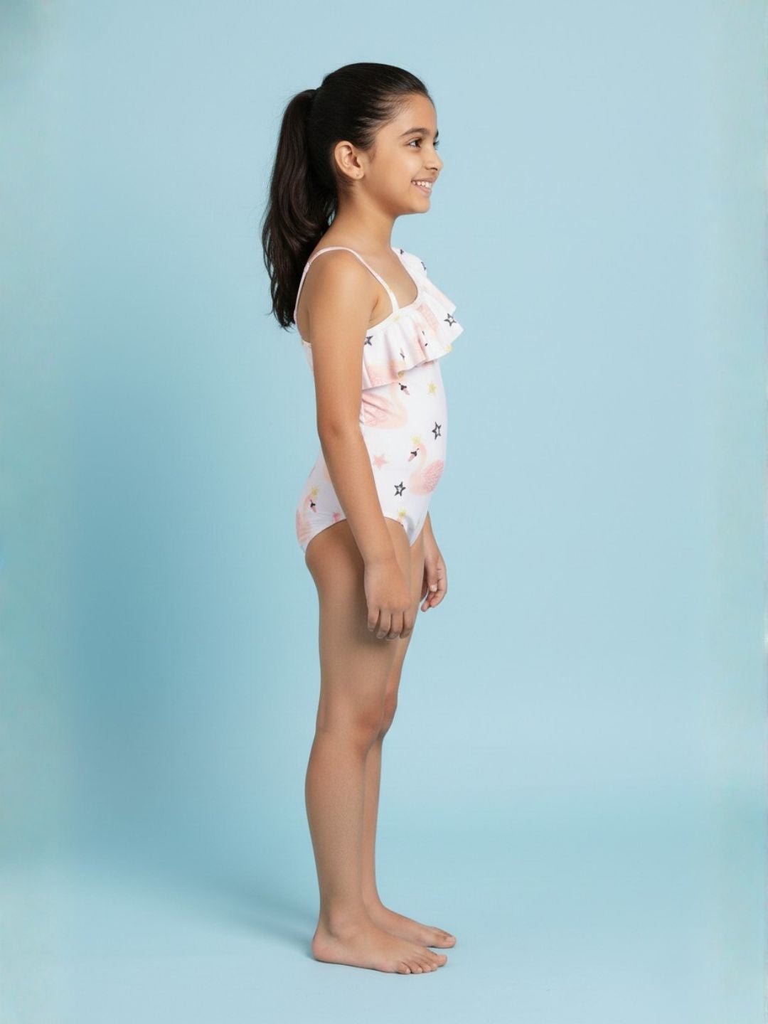 Flamingo Fling Girls Swimsuit - 2 - 4 Years Kids Swimwear