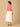 Coral and White Flare & Fizz Women's Skirt and Handloom Top Set - Women's Co-ord Set