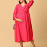 Flashback Fuchsia Maternity Dress - DRS - FSHC - S