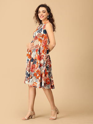 Fleur de Fun Maternity and Nursing Dress - DRS - SD - FLDF - S