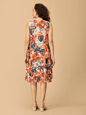 Fleur de Fun Maternity and Nursing Dress - DRS - SD - FLDF - S