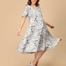 Fleur de Grey Maternity and Nursing Dress - DRS - SK - FLDGR - S