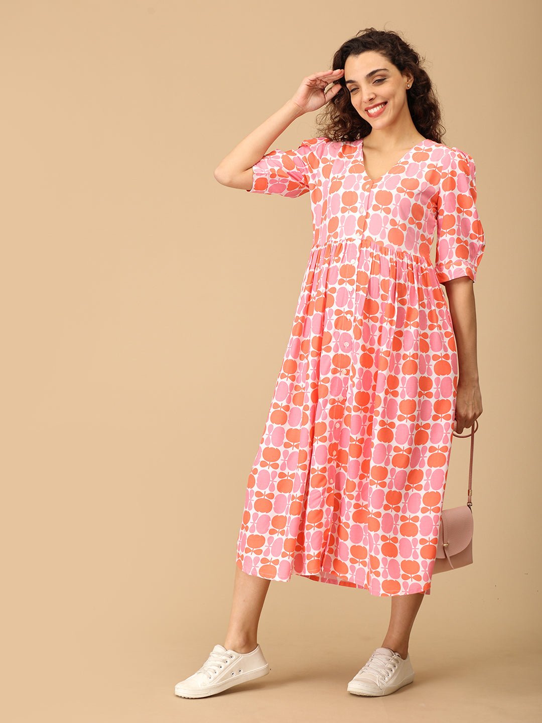 Fleur Enchanted Maternity and Nursing Dress - S Maternity Casual Dress