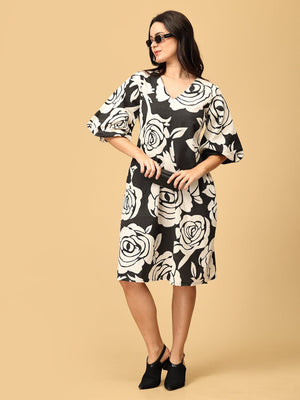 Fleurs de Nuit Women's Dress - WDRS - SK - FLUN - XS