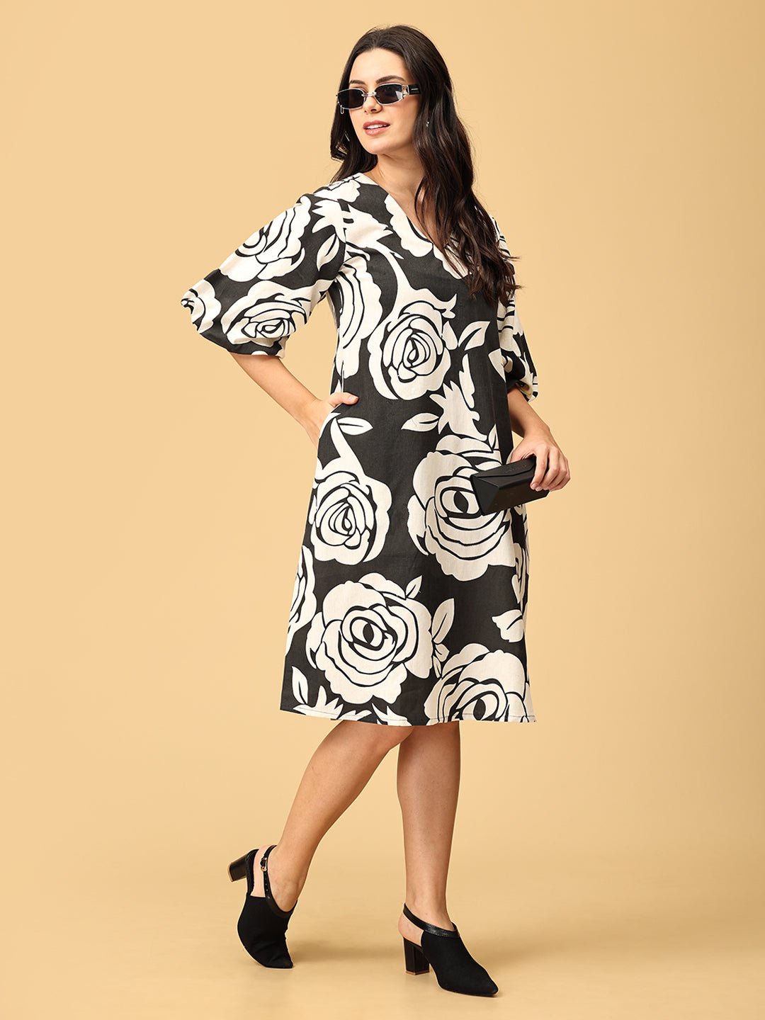 Fleurs de Nuit Women's Dress - WDRS - SK - FLUN - XS