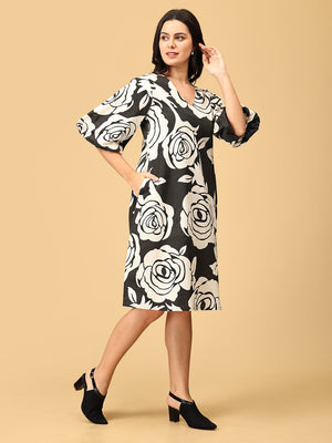 Fleurs de Nuit Women's Dress - WDRS - SK - FLUN - XS