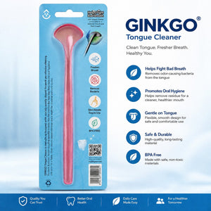 Flipper Tongue Cleaner Ginkgo - Sakura Pink - Skin, Hair & Oral Care