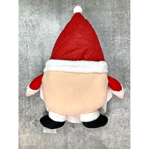 Fluffy Santa Christmas Themed Pillow - 