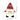 Fluffy Santa Christmas Themed Pillow - 