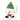 Fluffy Snowman Christmas Themed Pillow - 