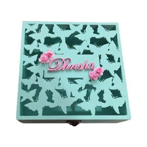 Flutter Butterfly Keepsake Storage Box - 